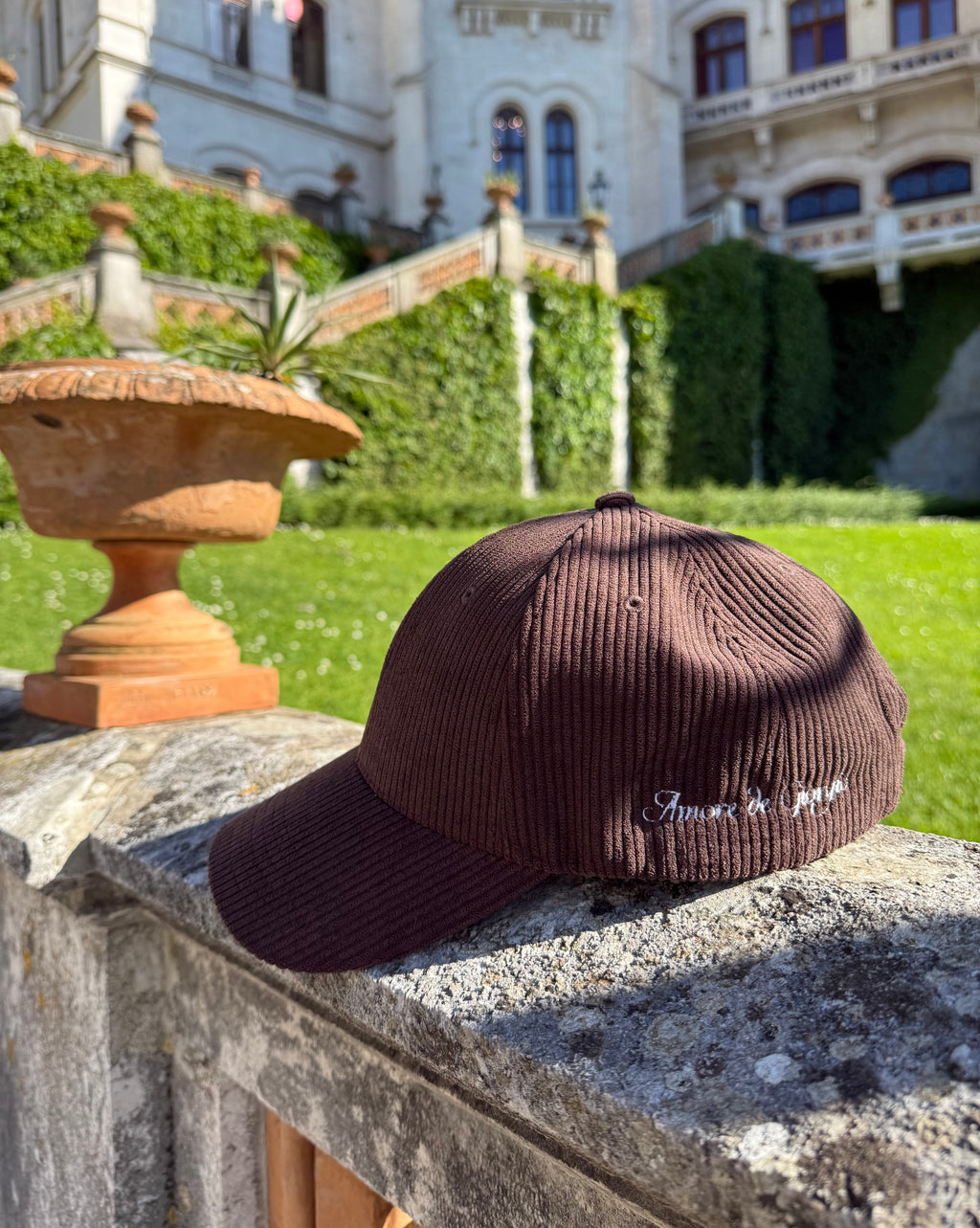 Corduroy Cap Brown