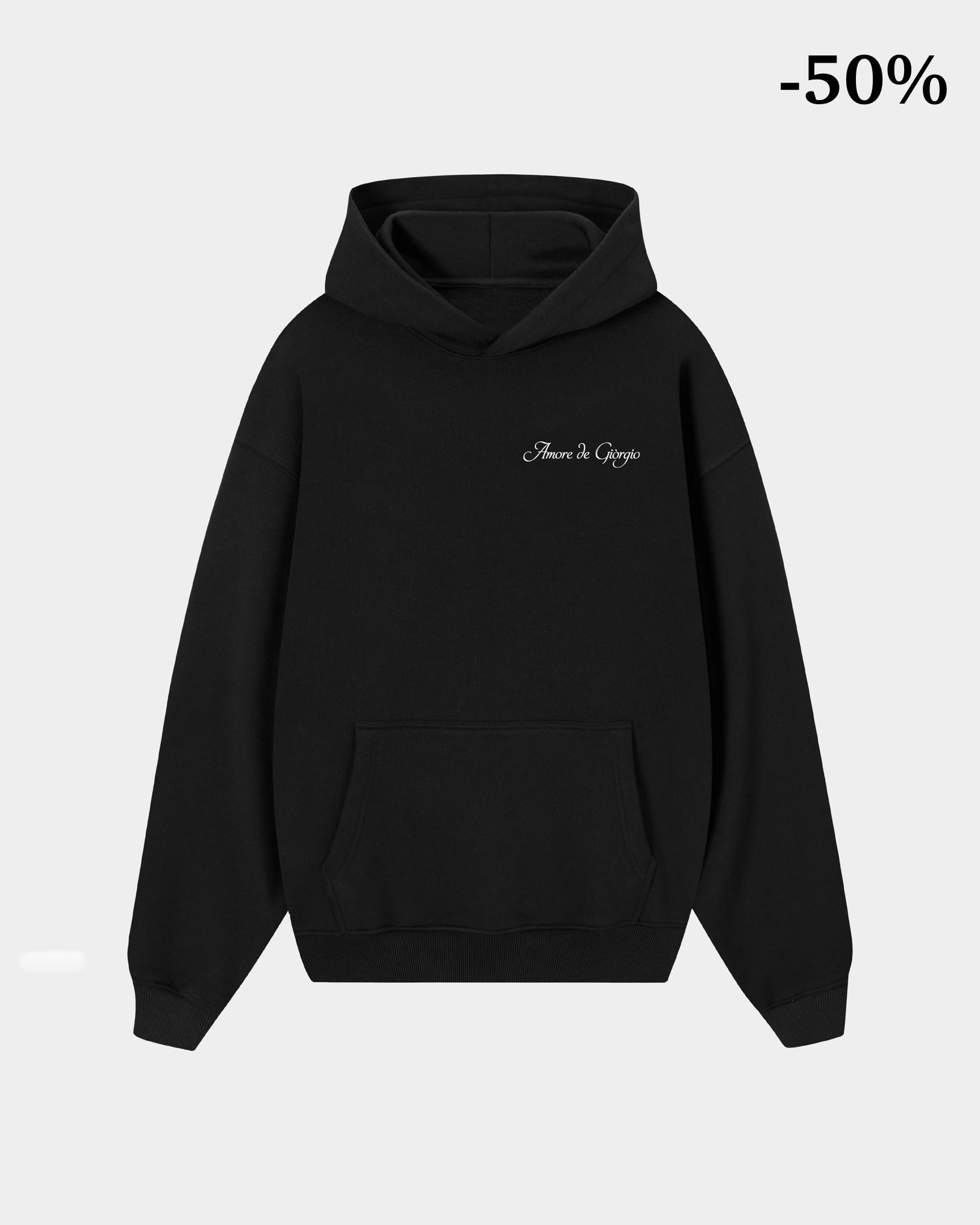 Everyday Hoodie Black - Last piece XL