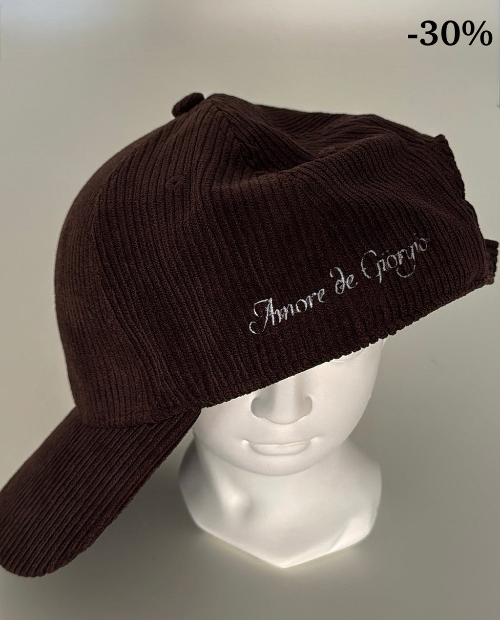 Corduroy Cap Brown