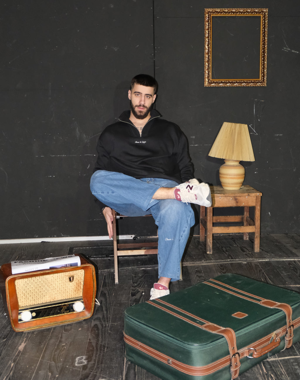 ADG Half Zip Sweatshirt Black